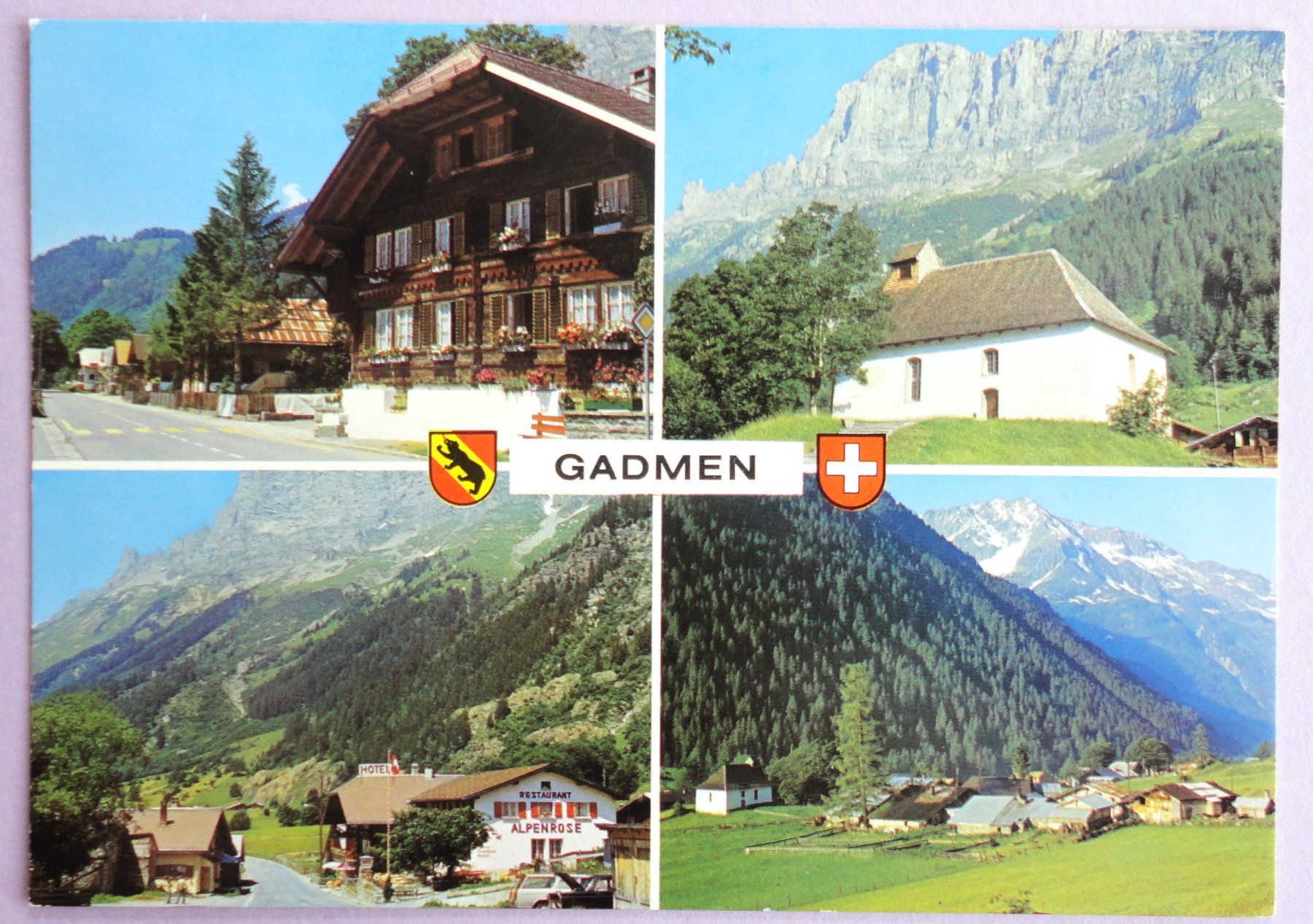 Cartoline postali: Gadmen 1200 m ü.M. – Usato da Fétigny venduto da Billy2miny