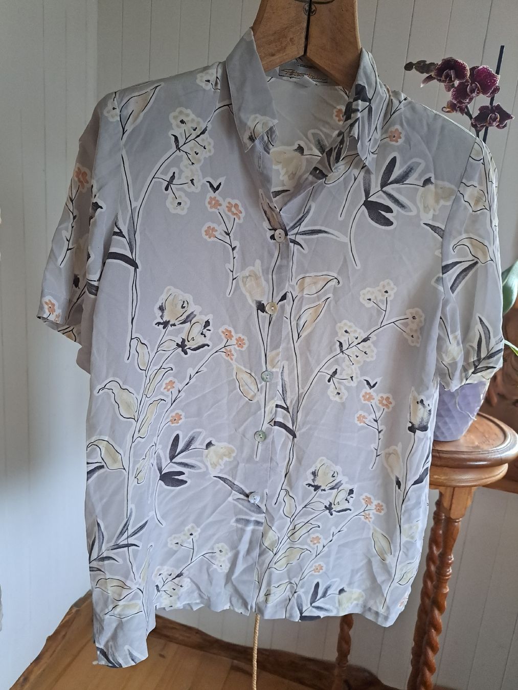 Peter Hahn Camicette: PETER HAHN EXCLUSIVE Seidenbluse Bluse 40 M Sommerbluse – Usato da Mollis venduto da Fauchi99 1