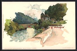 Künstler Fritz Voellmy: St. Maurice, Pa