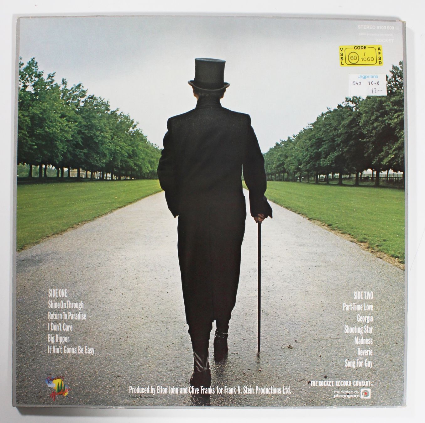 Dischi in vinile: LP ELTON JOHN - SINGLE MAN - 1st Press 1978 Gatefold – Nuovo (secondo la descrizione) da Brüttisellen venduto da Collector-Corner 2