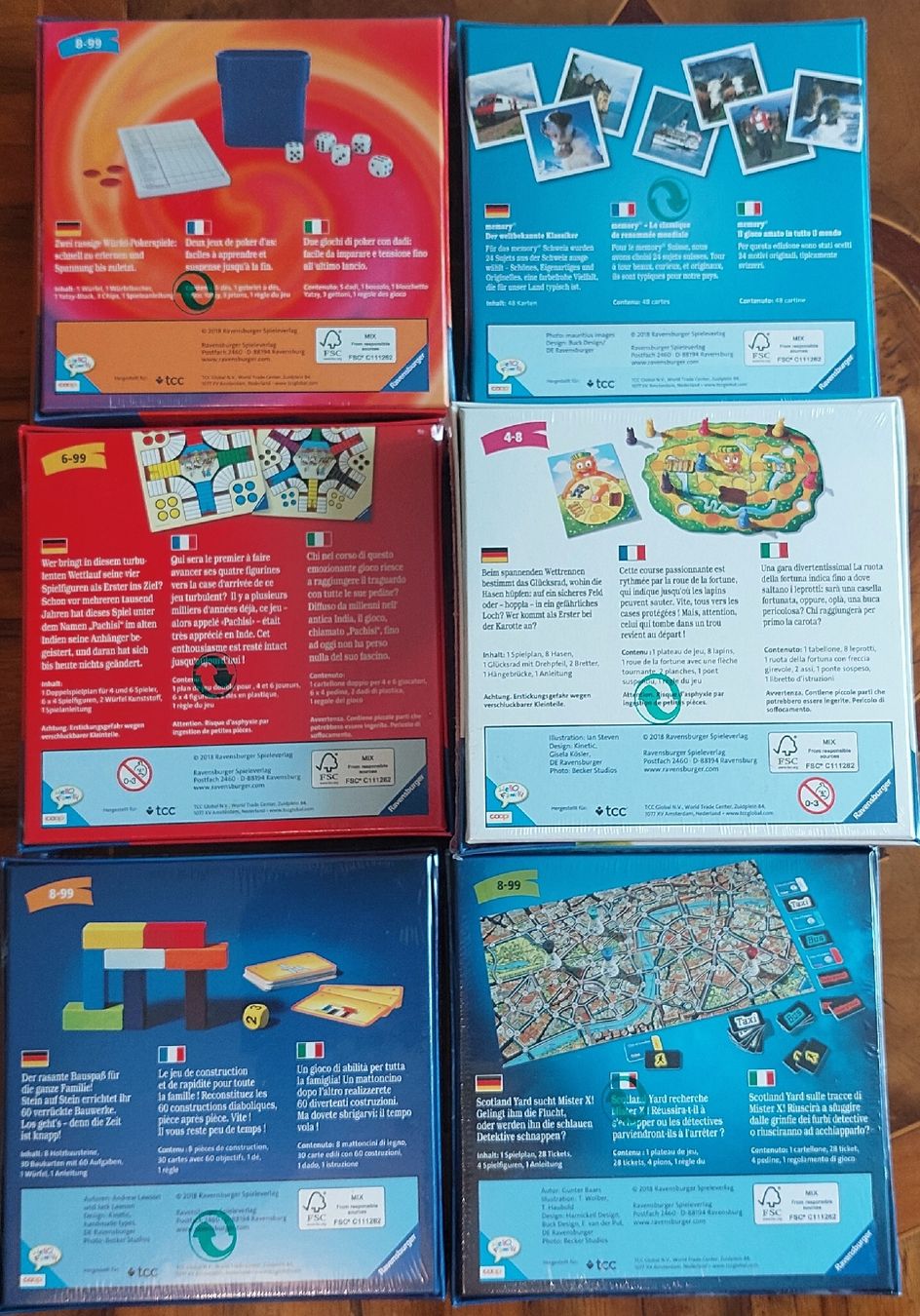 Ravensburger Giochi: Diverse Spiele von Ravensburger, 6 Stück, im Reiseformat – Nuovo e nell'imballaggio originale da Baar venduto da Mango347 1