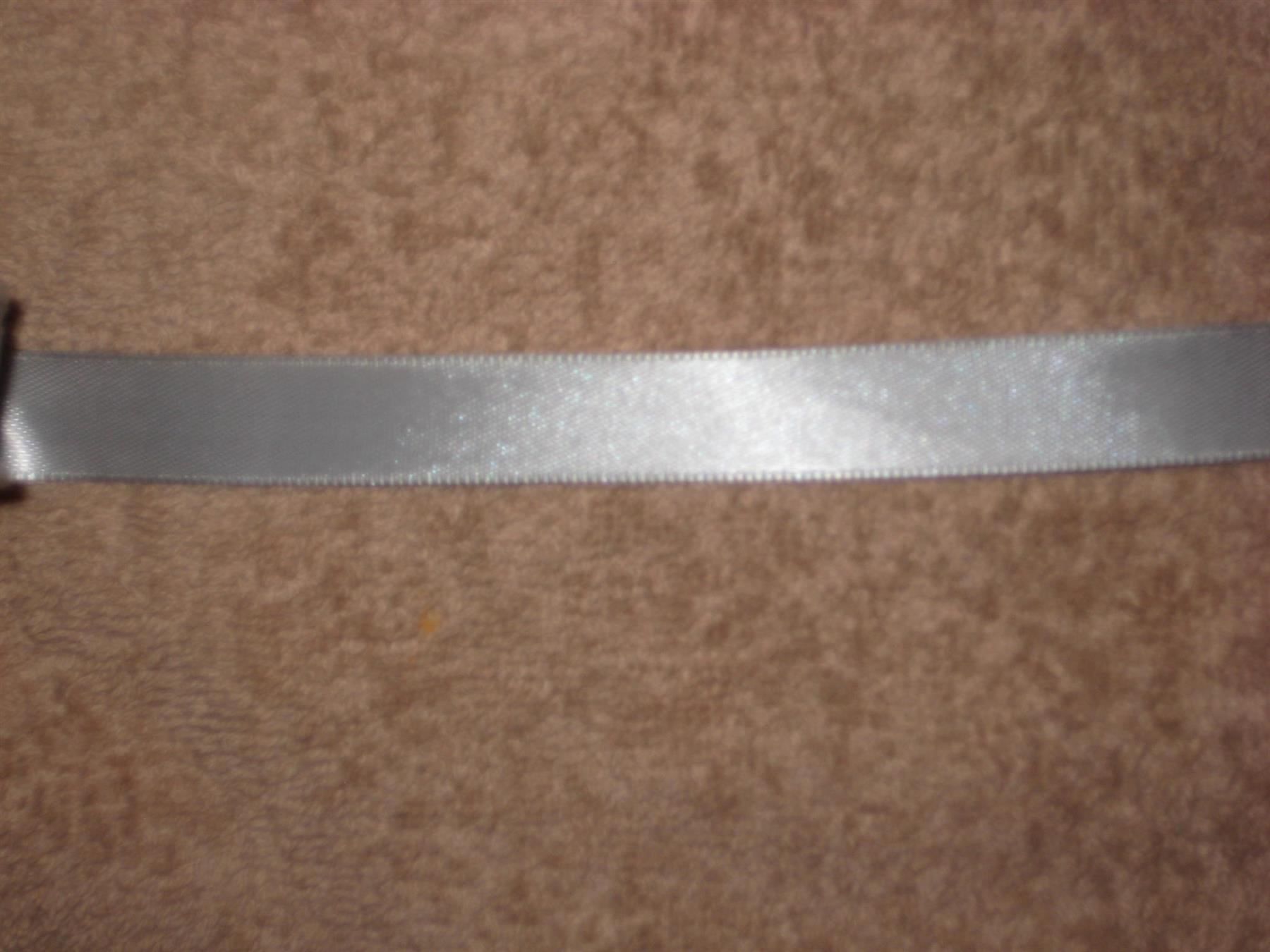 Nastri decorativi: Band Polyamid silber/grau 15mm breit – Nuovo e nell'imballaggio originale da Füllinsdorf venduto da Schlupp 1