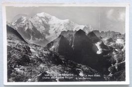 Vue du Col de Barberine, Chaîne des Aig. Rouges