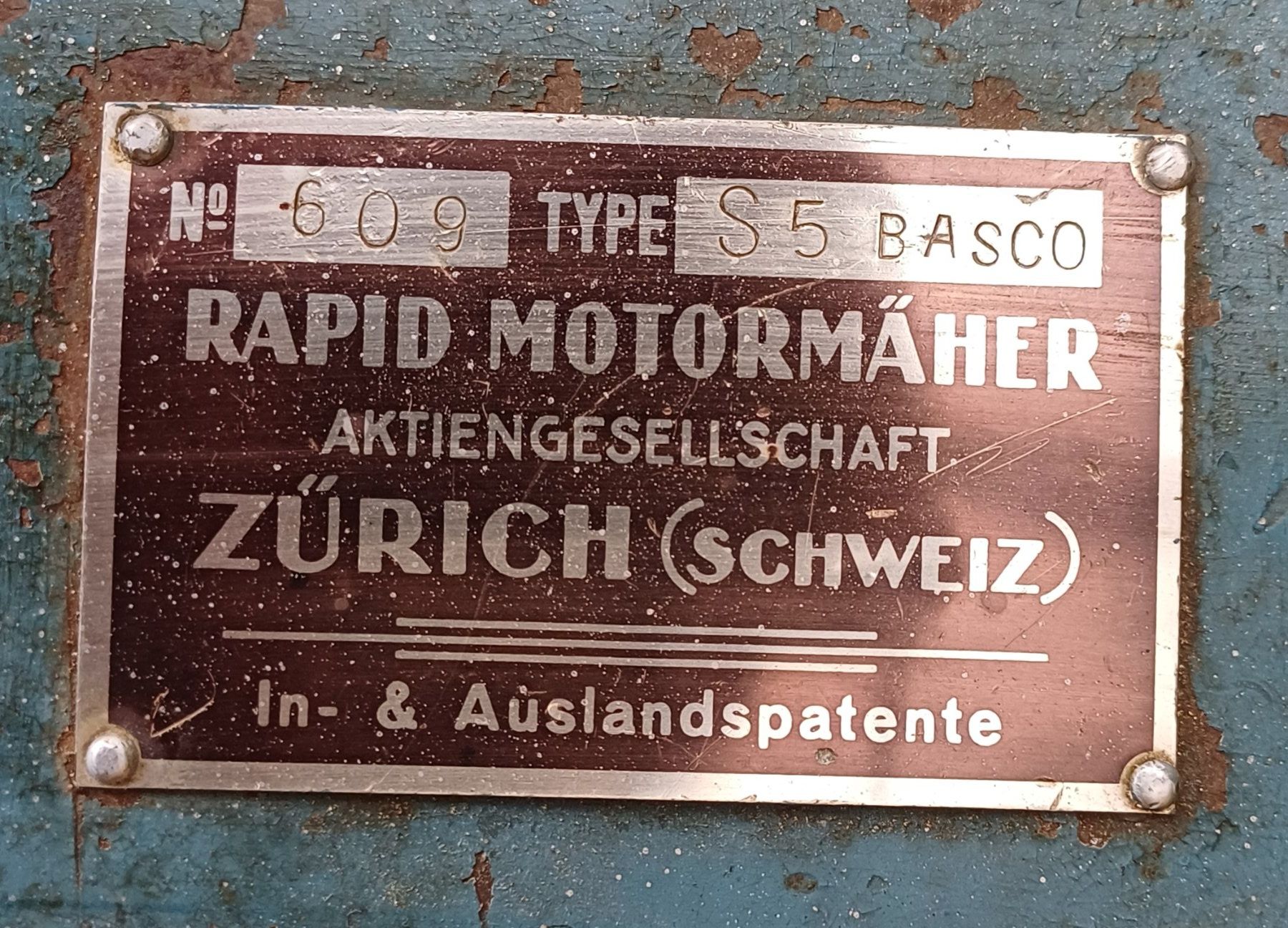 Alle Maschinen: Rapid  - S - Standart - Einachser - Motormäher - Mäher - MAG – Gebraucht aus Goldach von Wingrill-616 1