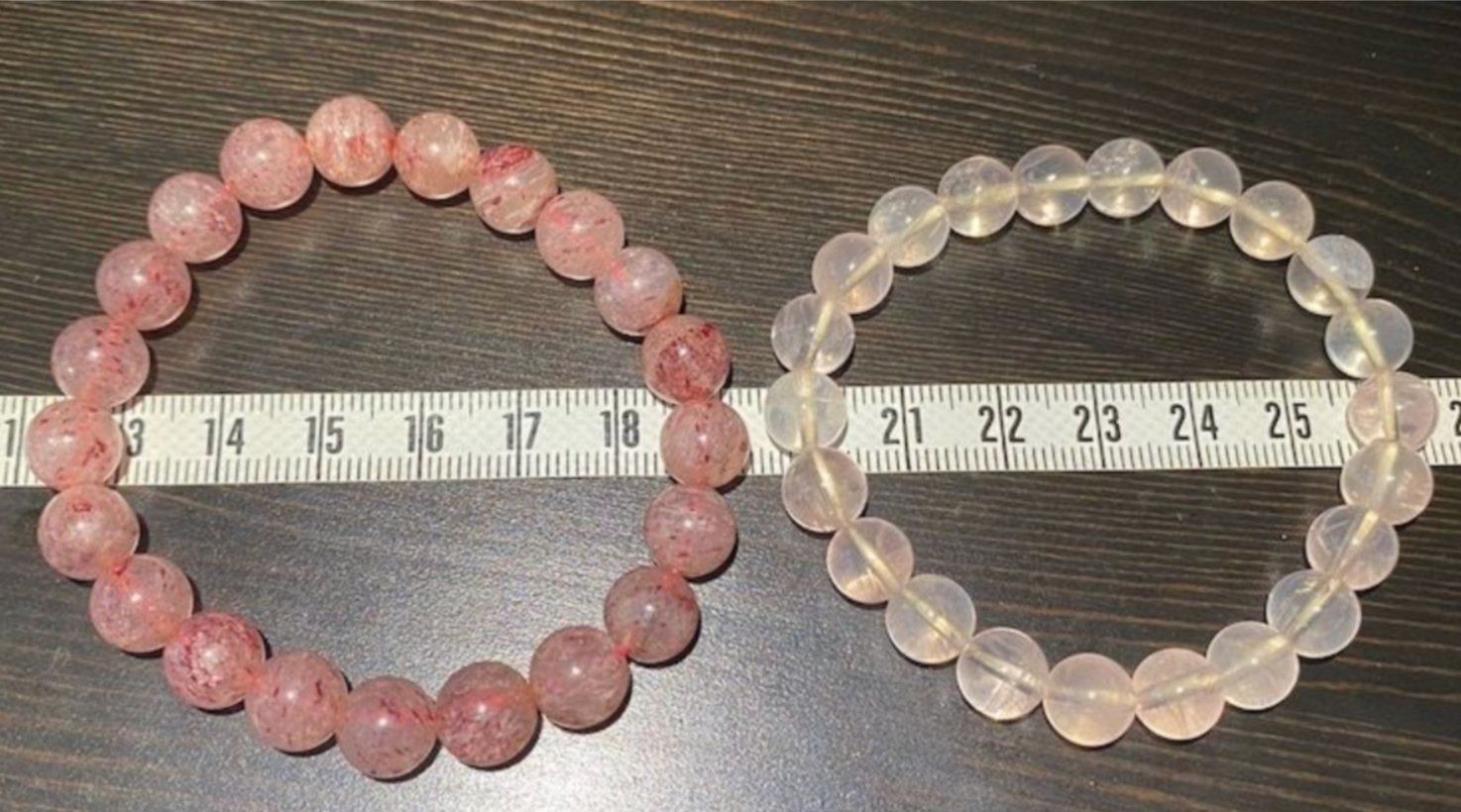 Bracciali & Braccialetti: 2x Edelstein Heilstein Armband - Cherry Quartz &  Rosenquarz – Nuovo e nell'imballaggio originale da Laax GR venduto da Kiki-Gems 1