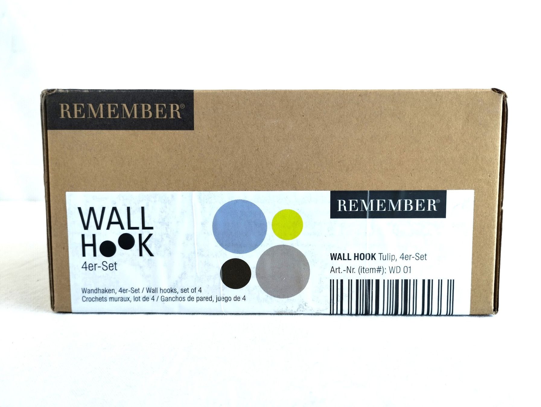 Eisenwaren: REMEMBER Wandhaken 4er-Set – Neu und originalverpackt aus Schübelbach von Restwert_Schubelbach 3