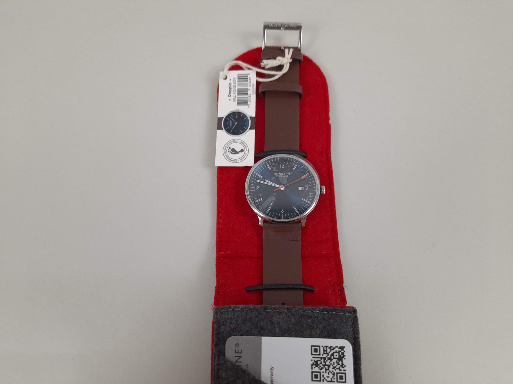 Mondaine Orologi: MONDAINE Doppio Big Uhr – Nuovo (secondo la descrizione) da Liebefeld venduto da Restwert_Liebefeld 1