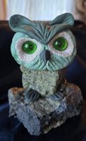 Eule Figur Naturstein und einzigartig Speziell 1 Stk.