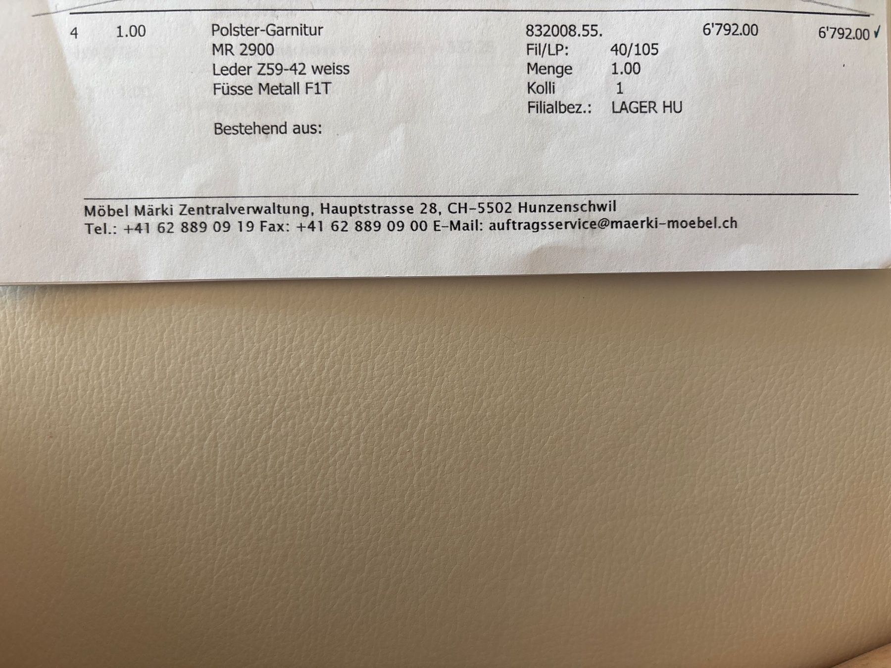 Divani: Ledersofa – Usato da Pfäffikon ZH venduto da nad_vk6s 7