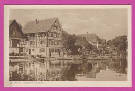 Ermatingen   :   alte Ansichtskarte mit Schiff Station, 1920
