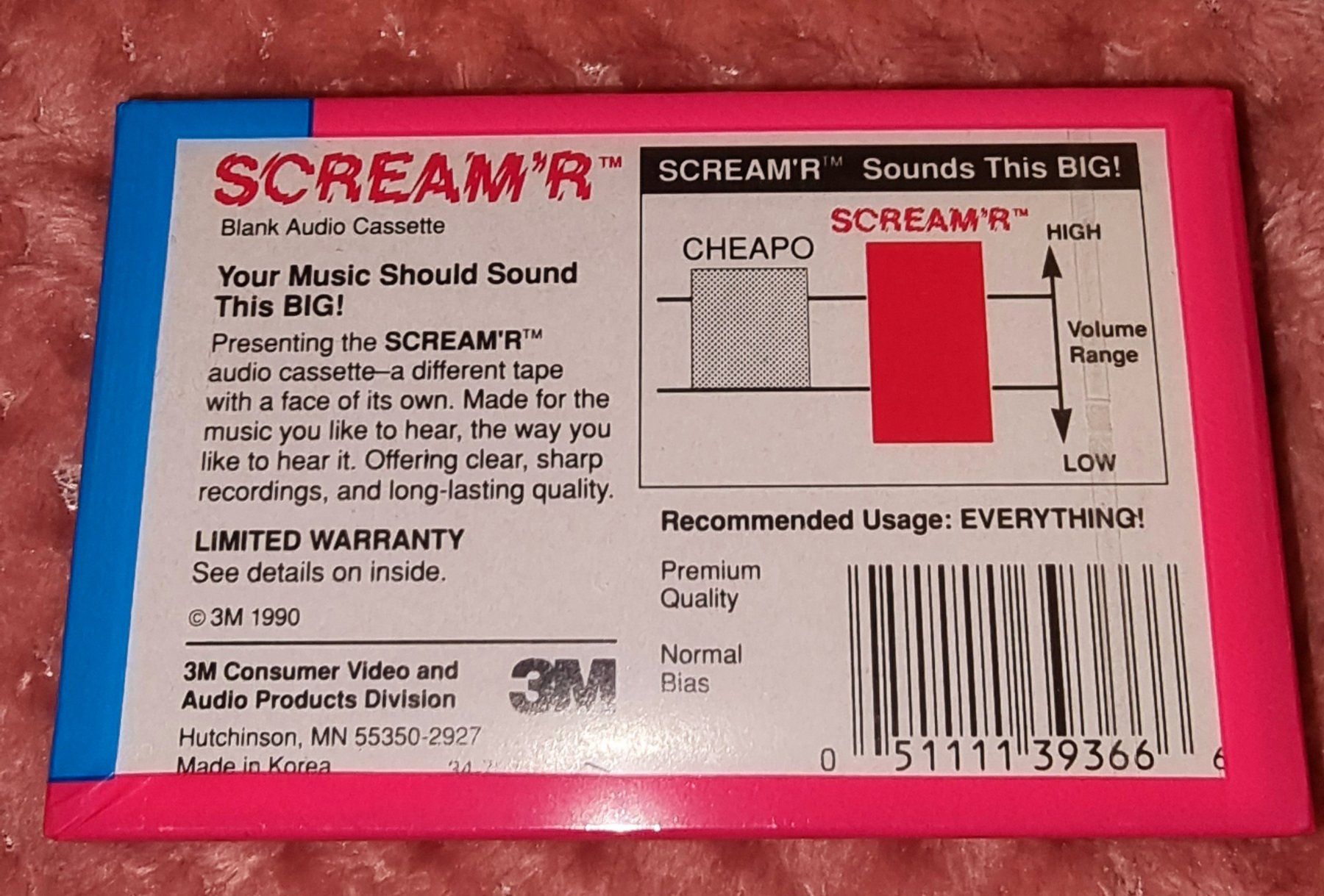 Musicassette: Rares cassettes SCOTCH"SCREAM R45" type I – Nuovo e nell'imballaggio originale da LAUSANNE venduto da Mistersound 1