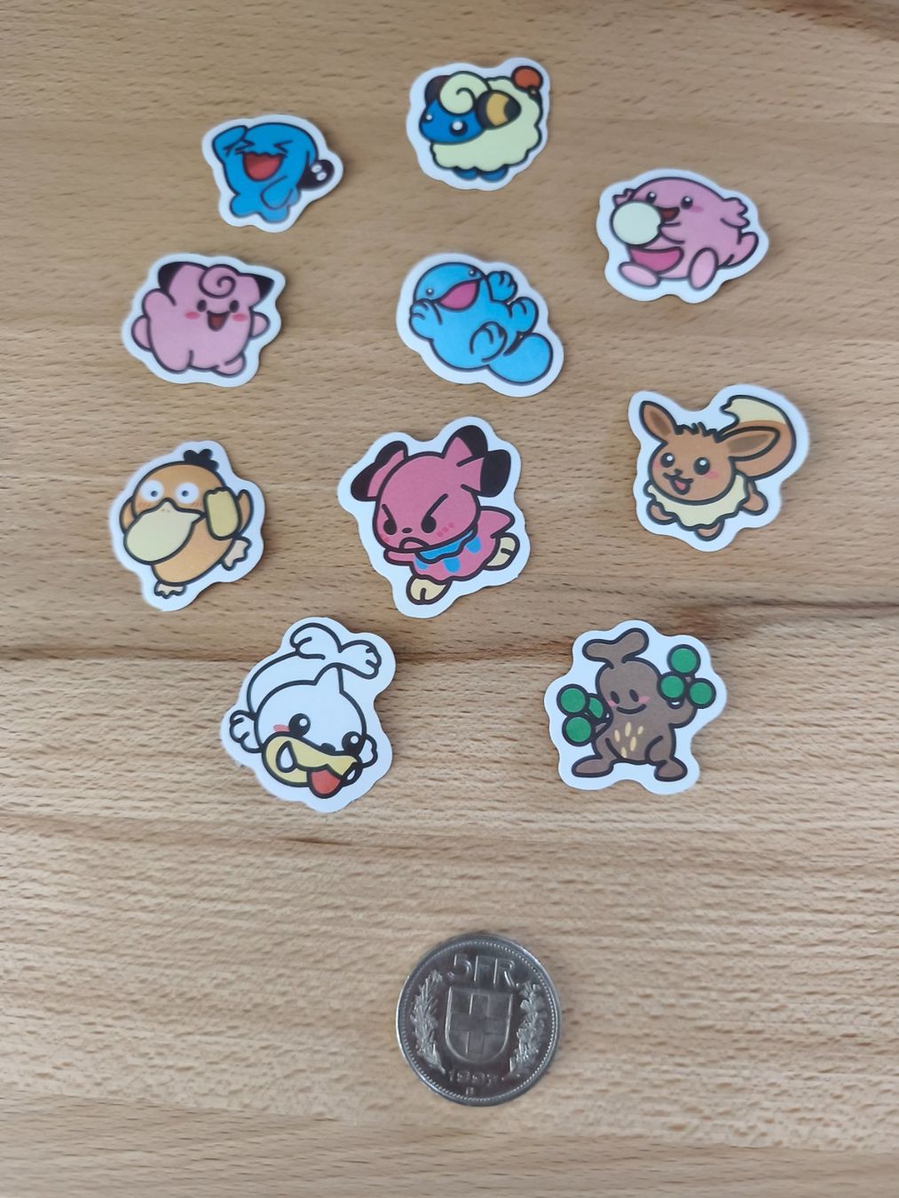 Sticker: 10 süsse Pokemon Sticker – Nuovo (secondo la descrizione) da Näfels venduto da ChocolateMuffin