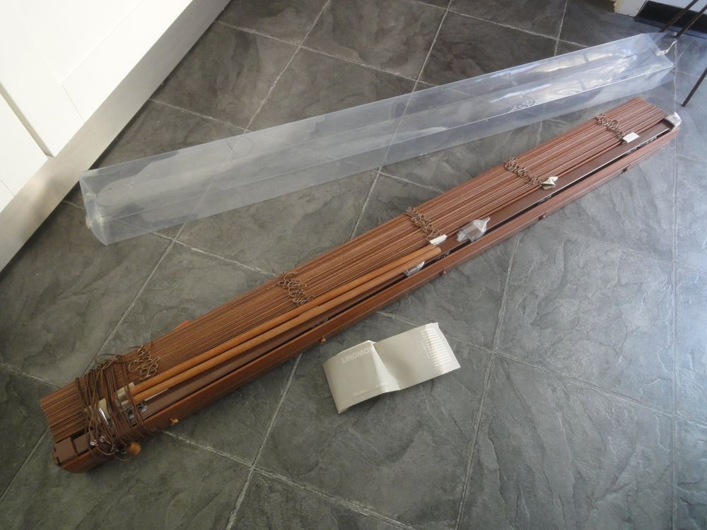 Jalousie aus Holz IKEA Lindmon 140x250cm NEU Kaufen auf Ricardo