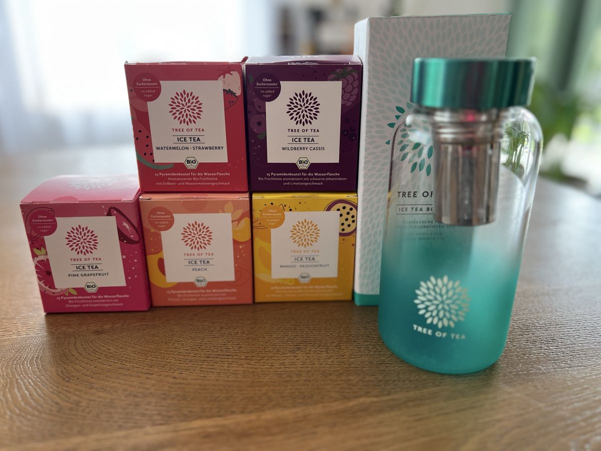 Tree of Tea“ Glasflasche und Teebeutel (Neu (gemäss Beschreibung)) in Weiningen TG für CHF 15 – mit Lieferung auf Ricardo kaufen