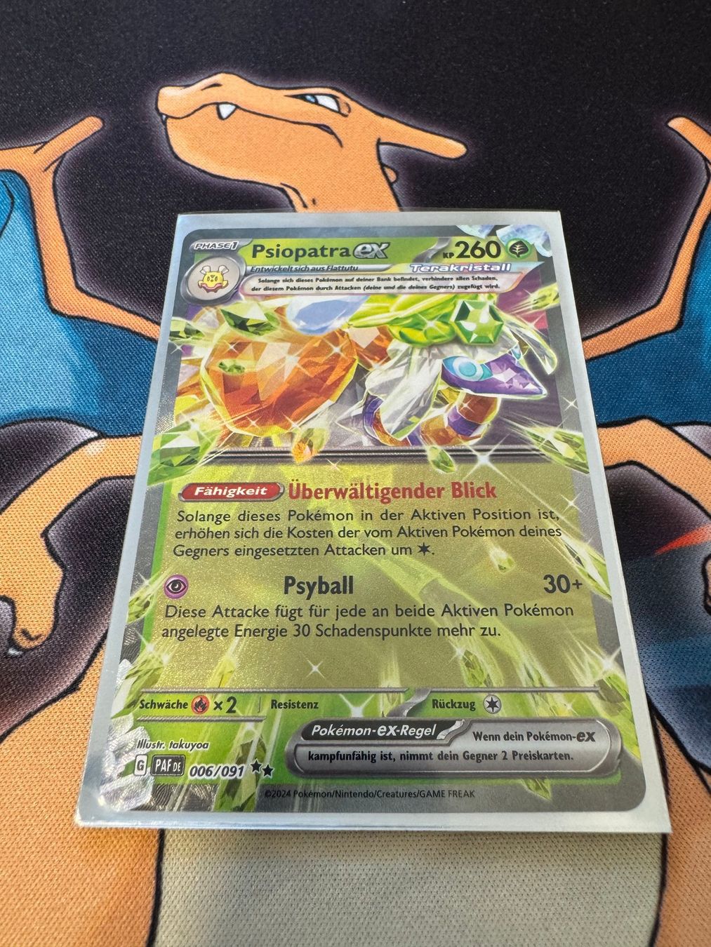 Pokémon Carte collezionabili: Psiopatra ex (PAF 006) - Paldeas Schicksale – Nuovo (secondo la descrizione) da Bülach venduto da Pfrenzel