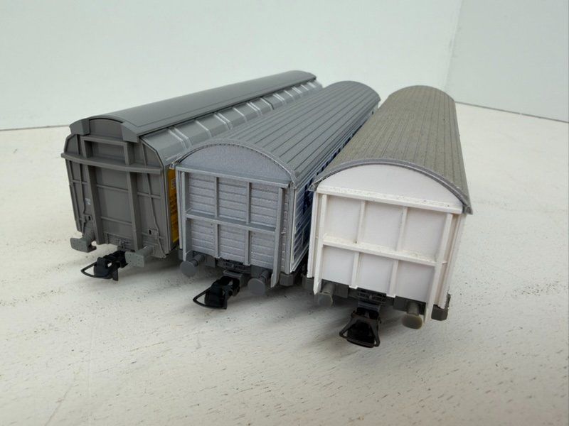 Roco Modelleisenbahnen: Spur H0 Roco 3 er Set SBB Schiebewandwagen – Gebraucht aus Büsserach von ModellbahnDepot 5