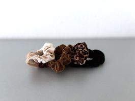 NEU Stoffhaargummi Stoff-Haargummi Scrunchies Haar Gummi