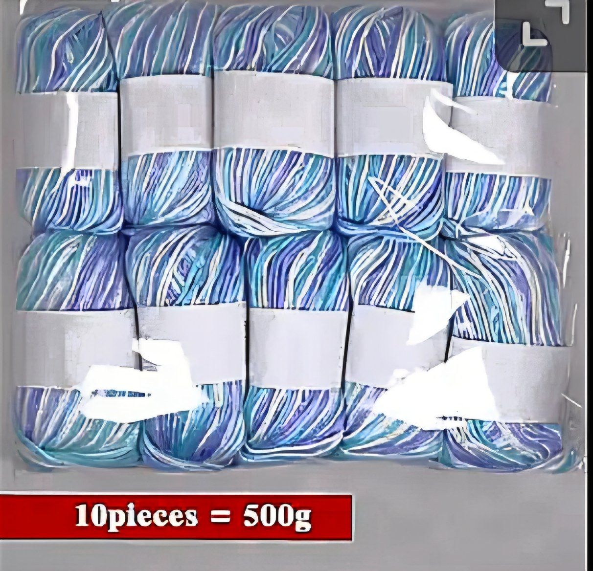 Lana: 10 Stk. Luxus Mischgarn a 500gr. – Nuovo e nell'imballaggio originale da Obergösgen venduto da Netto_Tante
