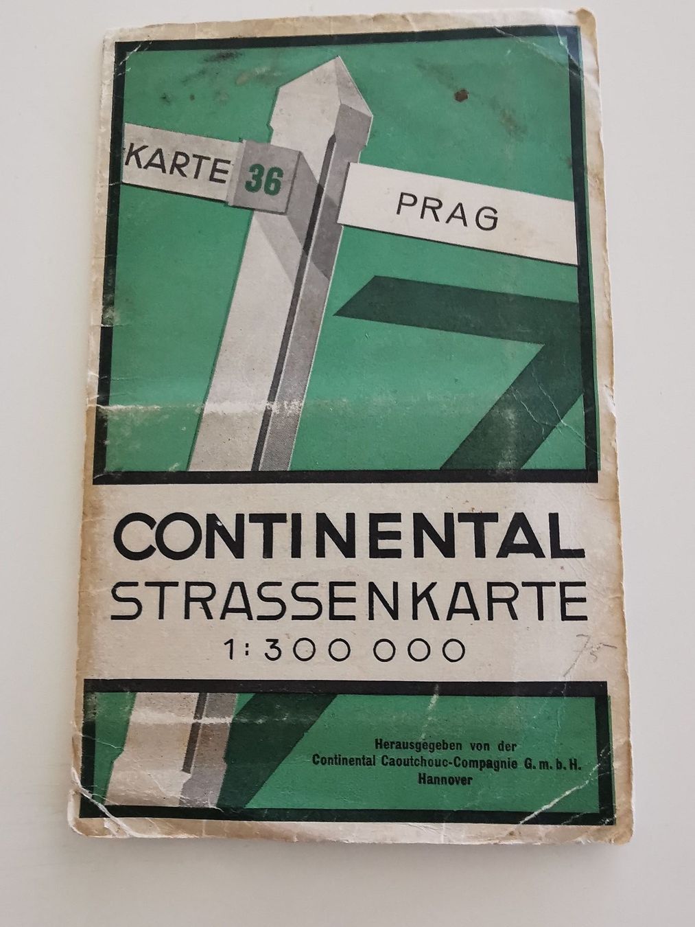 Cartine & Atlanti: Continental Strassenkarte 36 Prag – Usato da Richterswil venduto da Milan777