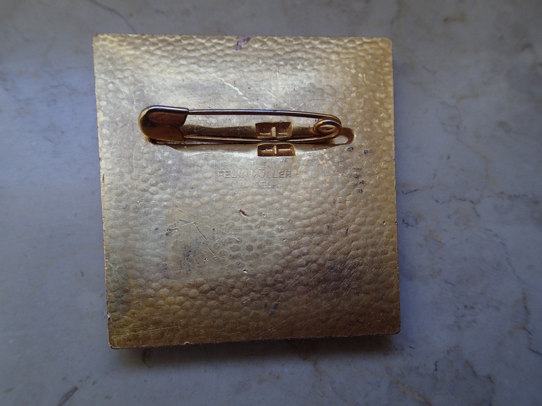 Basler Placchette & Badge: Blaggedde GOLD  1965 – Usato da Allschwil venduto da Salus17 1
