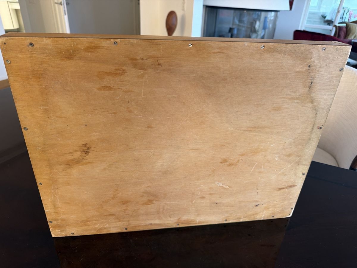 Piatti di portata: Serviertablett aus Holz mit grüner Einlage  – Usato da Zürich venduto da joyfulgrace 3