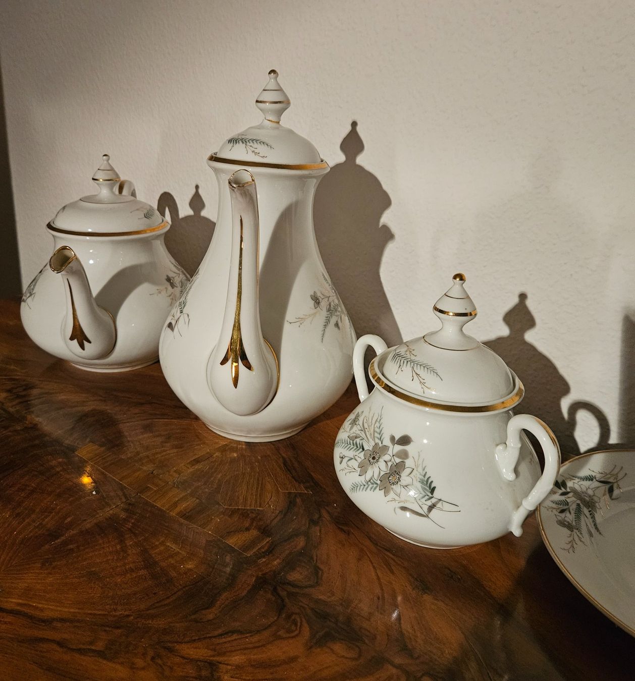 Teiere: Edles Kaffeeservice Bavaria, Winter Design – Usato da Luzern venduto da FamilieCaGi