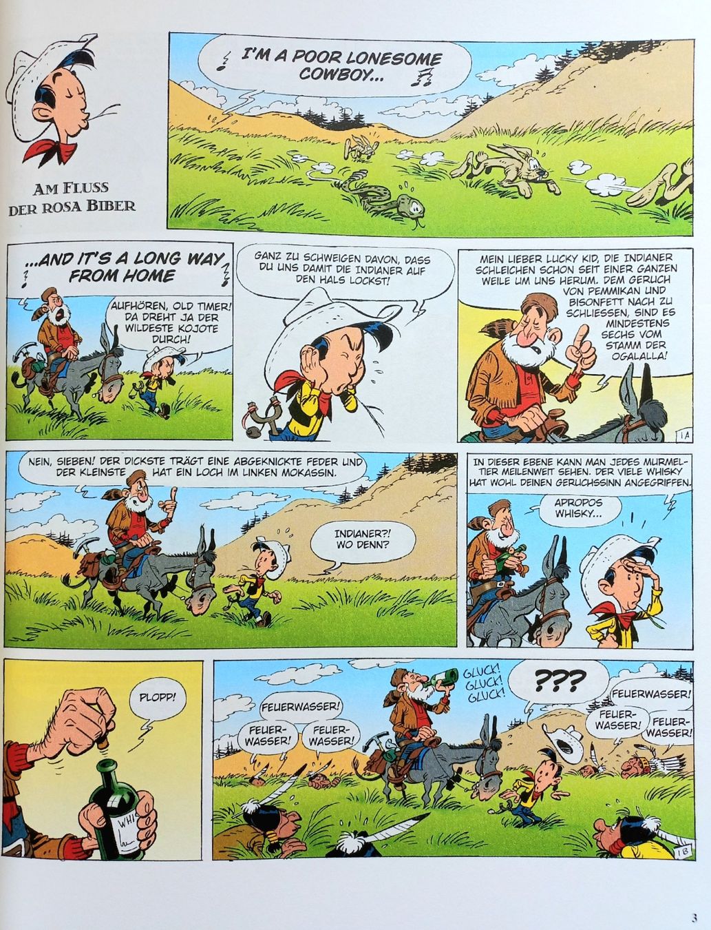 Fumetti: Comic - Lucky Luke 82 - Am Fluss der rosa Biber – Usato da Niederuzwil venduto da lubimaja 1