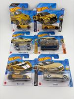 6 Hot Wheels GOLD VW T3, Käfer, Camaro, Bentley Mix 40