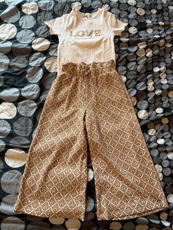 C&A Kinder Set T-Shirt Hose Grösse 116cm 6Y/A