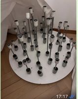 Deckenlampe Design 60er Halterung Metall weiss