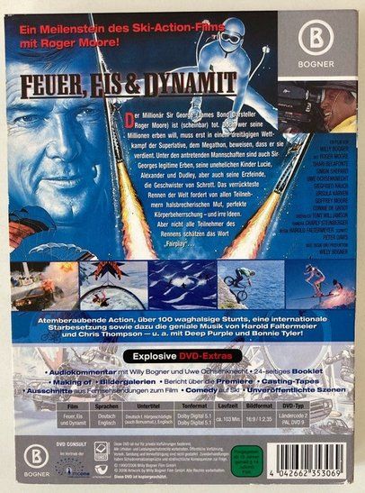Feuer, Eis & Dynamit  (mit Roger Moore)  Willy Bogner ©'1990 3