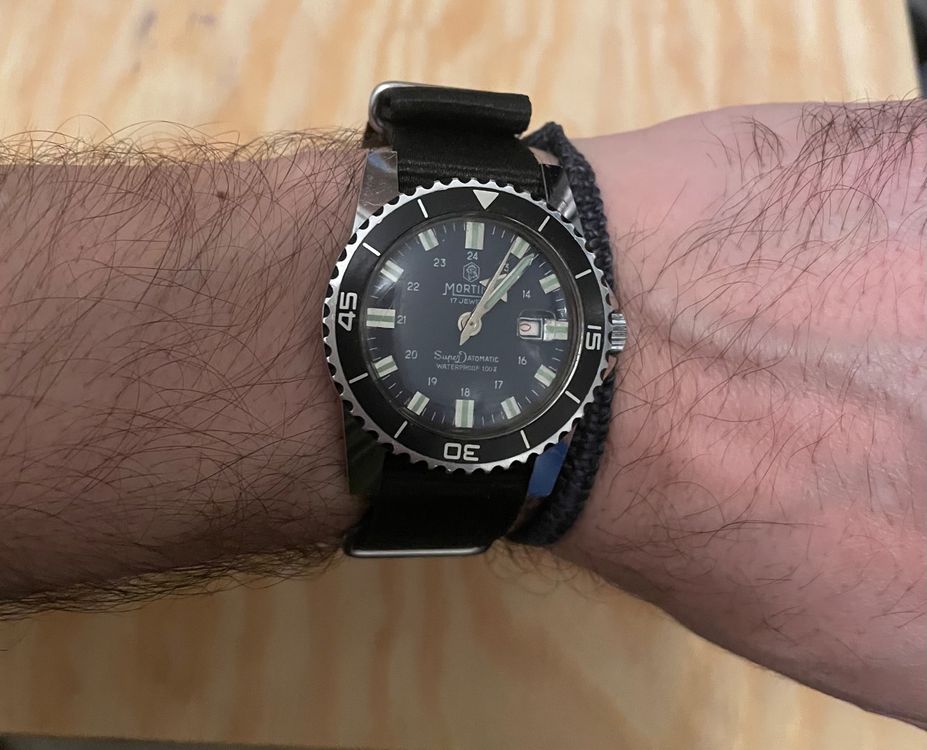 Mortima Superdatomatic Skin Diver Uhr Vintage Kaufen auf Ricardo