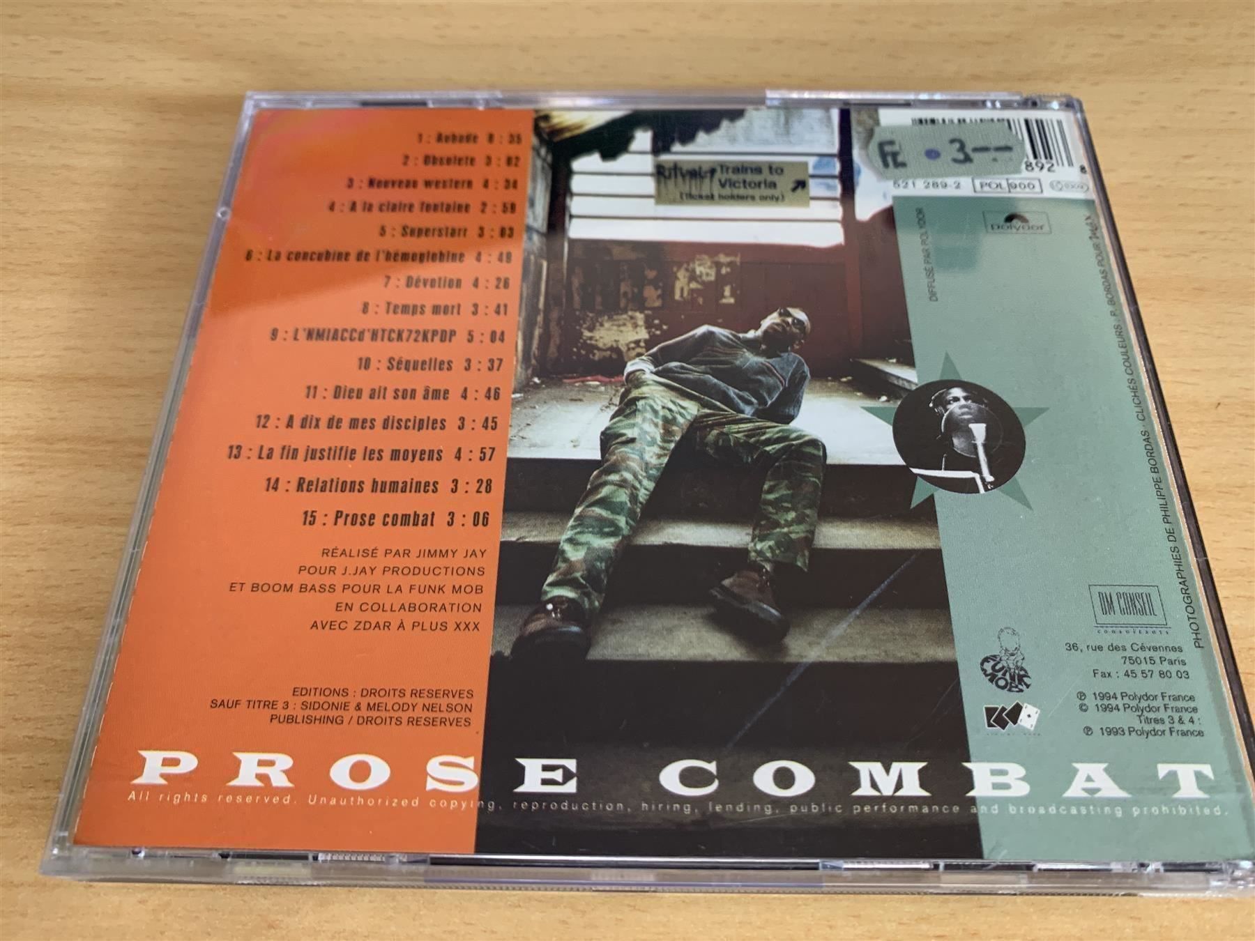 CD: MC Solaar – Prose Combat – Usato da Rikon im Tösstal venduto da Alpenmutz 1