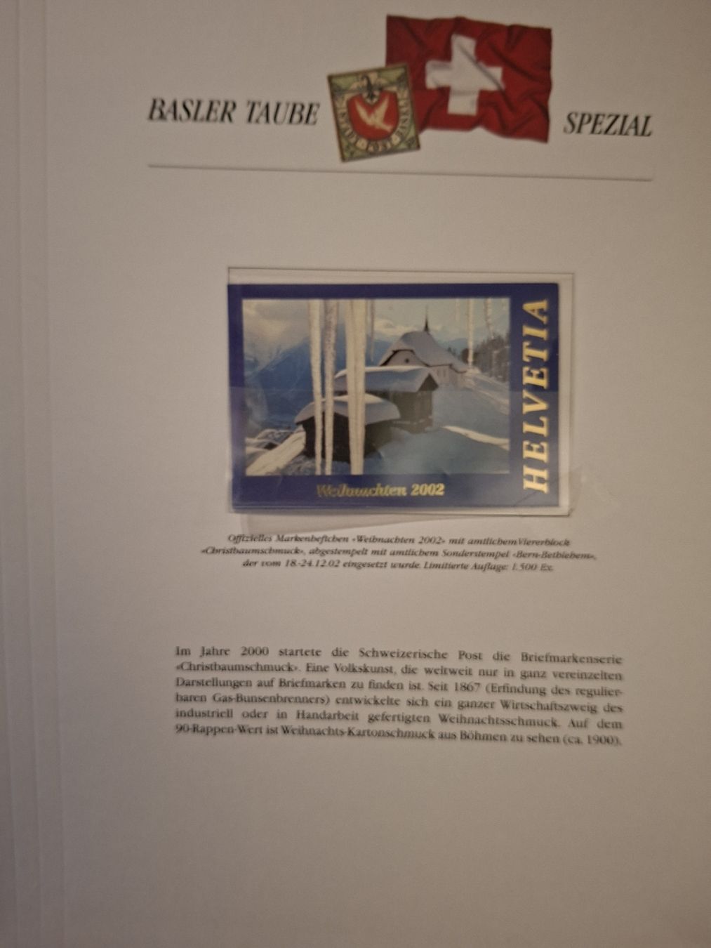 Tous les timbres: Basler Taube Spezial / Flugpost  – D'occasion à Balgach par SIMEON27 2