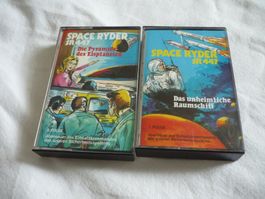 Rare Kassette Hörspiel Fiction - Space Ryder SR 447 1+2