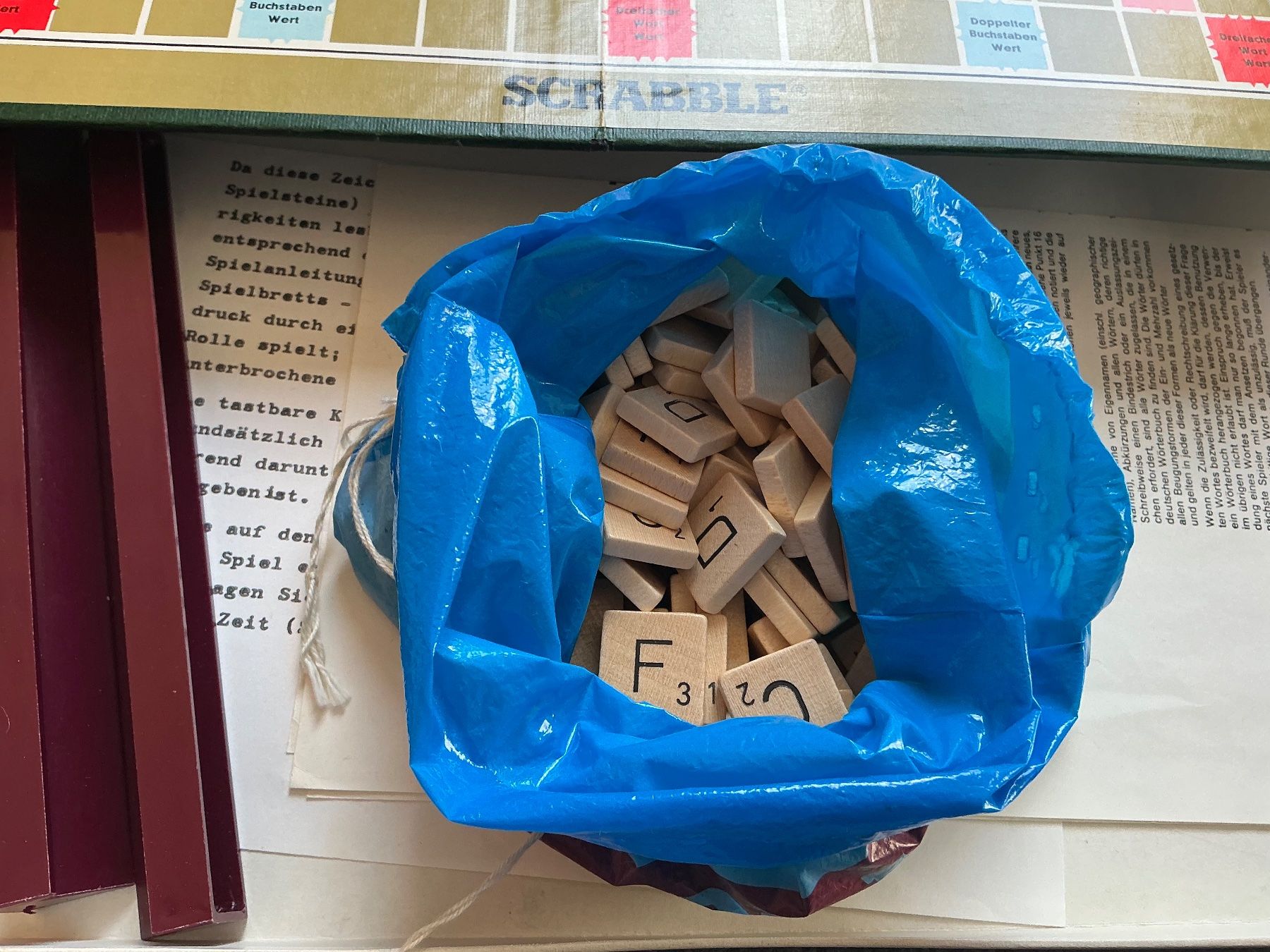 Giochi: Original Scrabble mit 120 Holzbuchstaben – Usato da Jona venduto da Jancy60 2