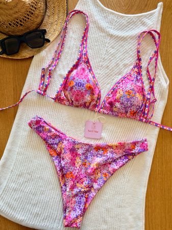 Blumen Bikini Gr.M  Neu Gratis Versand - Sommer 2026