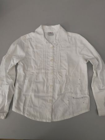 S.Oliver Bluse, weiss, Gr. 116, Langarm - Top Zustand!
