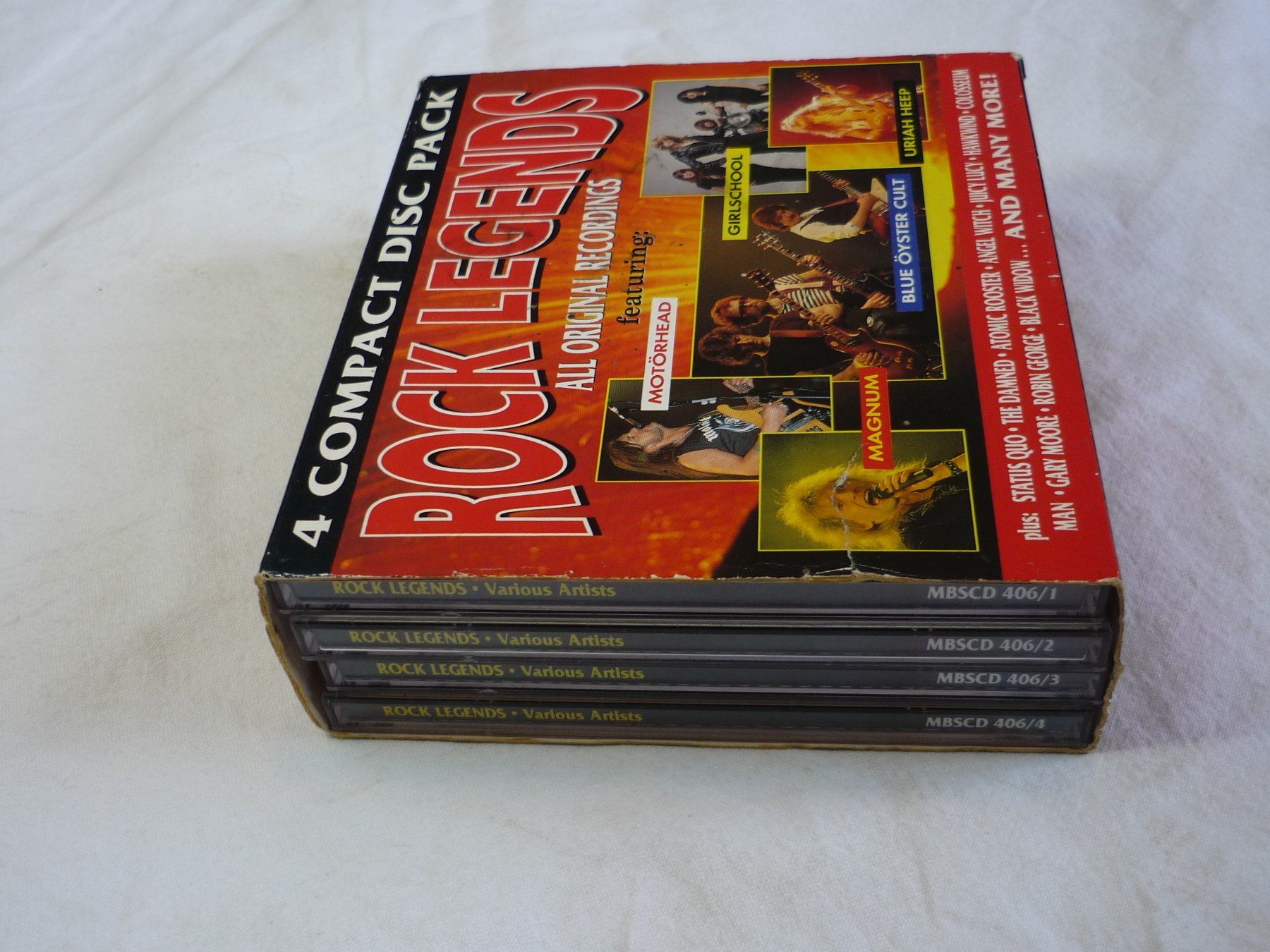 CDs: Musik CD - 4 CD Box Rock Legends all original recordings – Gebraucht aus Beringen von zzRegal