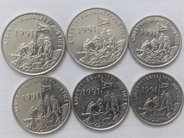 Erytrea circulating coins,delivery mi September