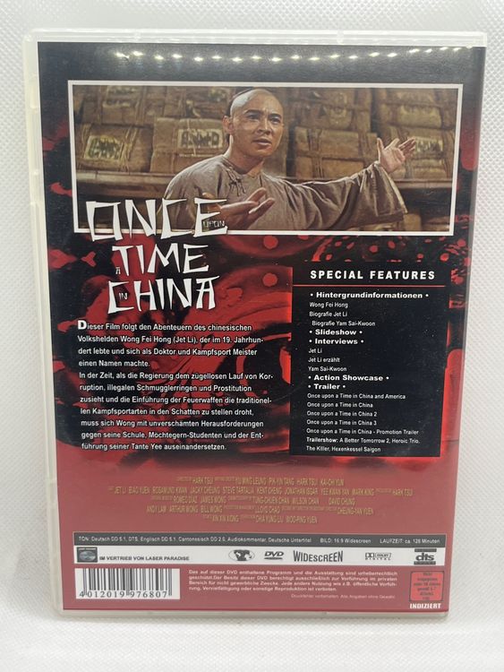 Once Upon a Time in China Doppel DVD Jet Li Action 49 (Gebraucht