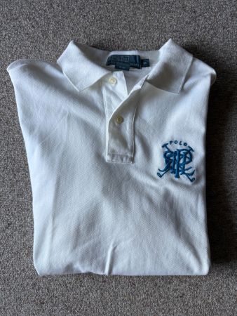 Polo by Ralph Lauren Poloshirt, Herren, Gr. M (USA), weiss