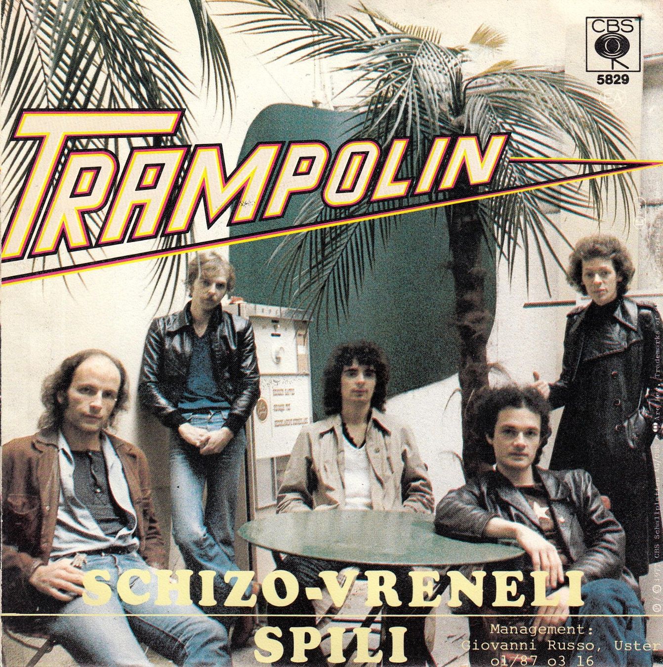 Schallplatten: Trampolin Vinyl Single CH von 1977 – Gebraucht aus Volketswil von Abcrecords 1
