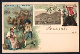 Litho Sarnen, Reklame für Kakao Suchard