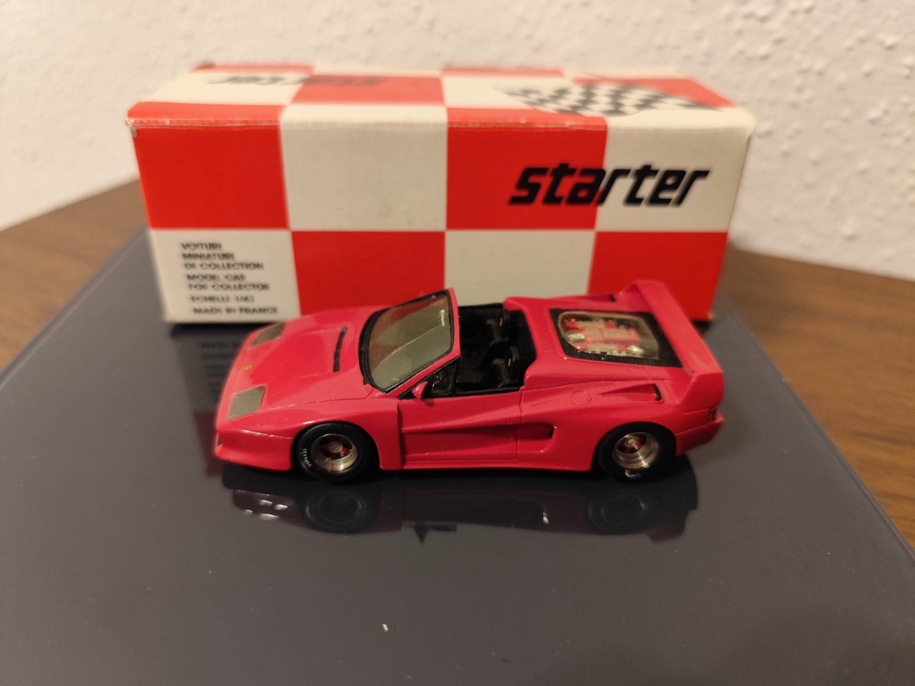 Ferrari Modellini d'auto: Ferrari / Testarossa Cabriolet König / Rot / 1989 / Starter – Nuovo e nell'imballaggio originale da Thayngen venduto da schnaepplisuecher
