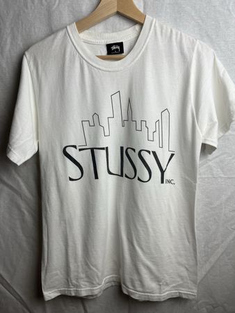 T-shirt Stussy blanc vintage 