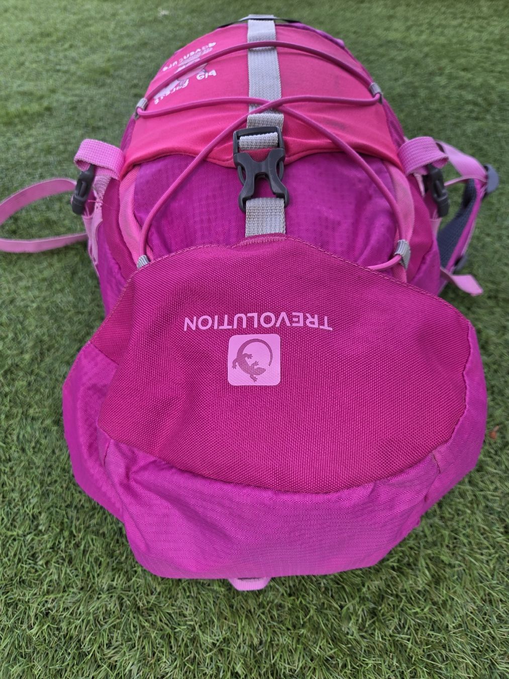 Borse & Zaini: Kinderrucksack Trekking Rucksack Pink/Lila – Usato da Humlikon venduto da Groovy5 1