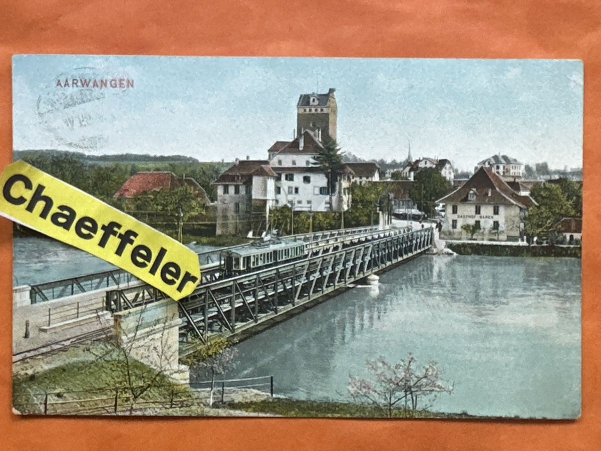 Cartoline postali: Alte Ansichtskarte Aarwangen, 1909, Top Zustand – Usato da Zürich venduto da Chaeffeler