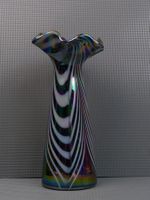 Glasvase Poschinger * um 1900 * Irisierendes Glas * Rarität