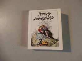 Deutsche Liebesgedichte - Diogenes Verlag Miniaturbuch 1978